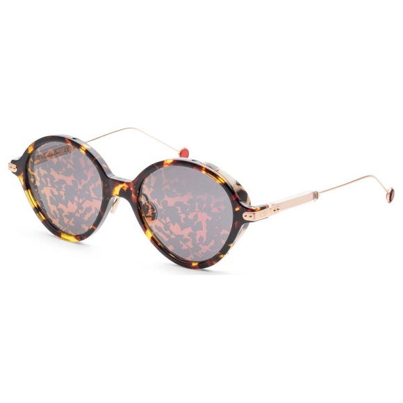 CHRISTIAN DIOR
Tortoise Shell Acetate Frames Foliage Printed Umbrage Sunglasses - Picture 7 of 7